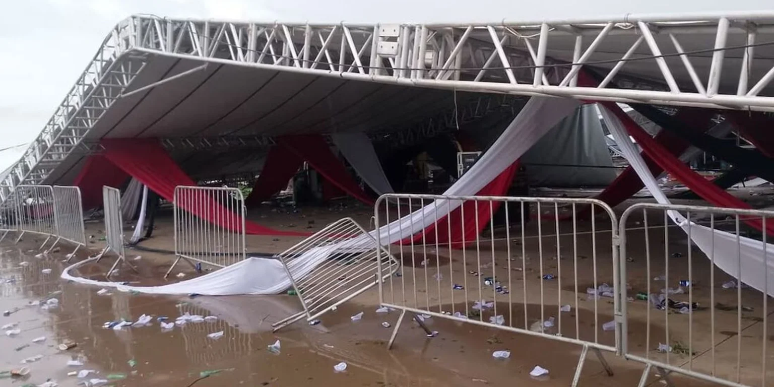 Sp: queda de estrutura em festa deixa um morto e 40 feridos