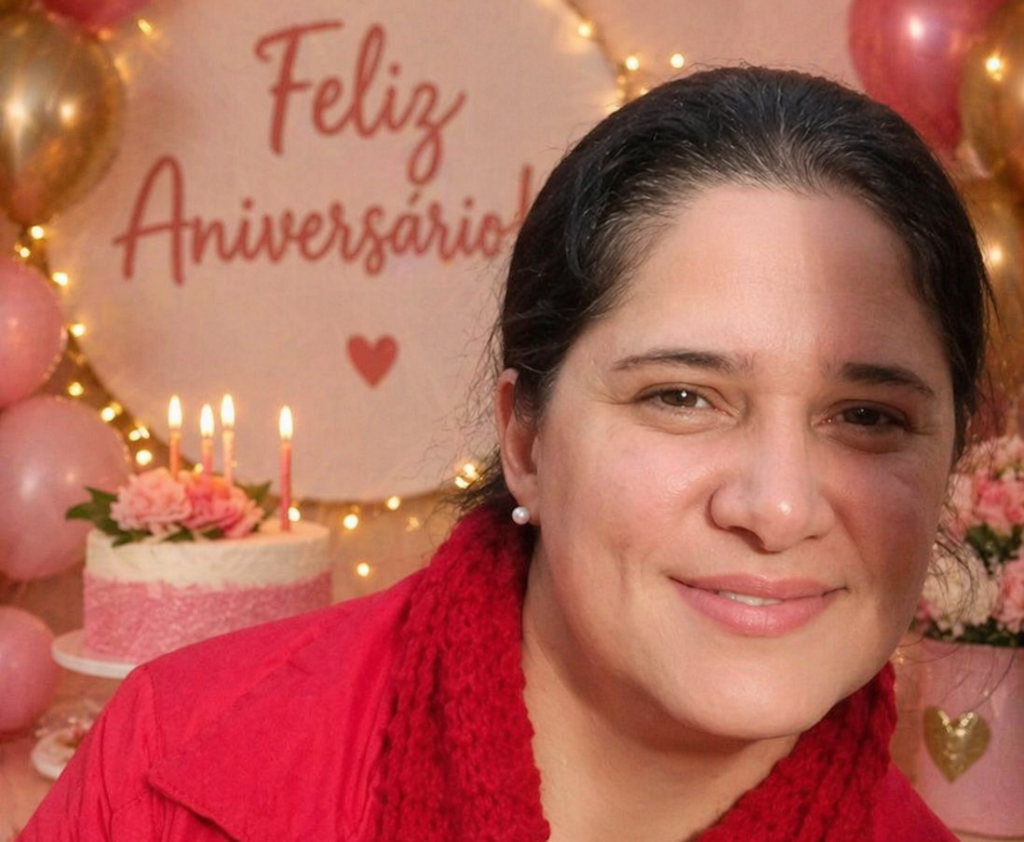 Parabéns, felicidades minha filha!!!
