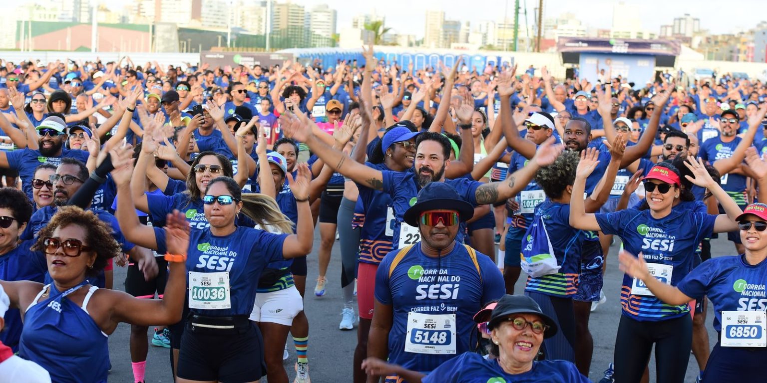 Corrida Nacional do Sesi reúne mais de 60 mil participantes em segunda edição