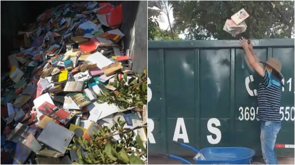 Prefeitura de Osasco gera indignação ao descartar centenas de livros da biblioteca pública