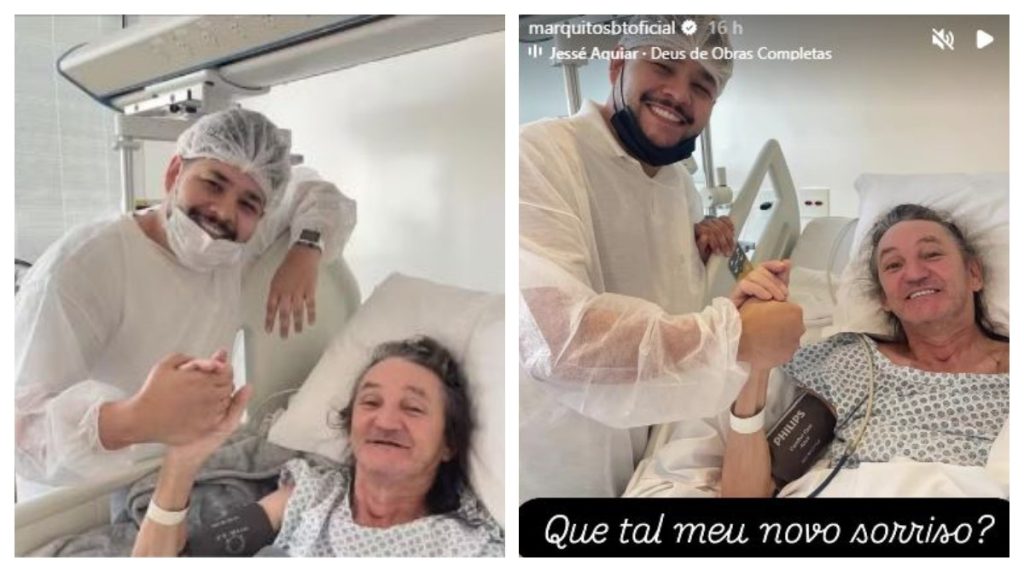 Marquito celebra alta hospitalar após dois meses de internação em São Paulo