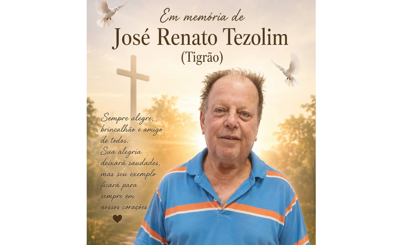 Itapevi de Luto: Morre o Grande Amigo José Renato “Tigrão”