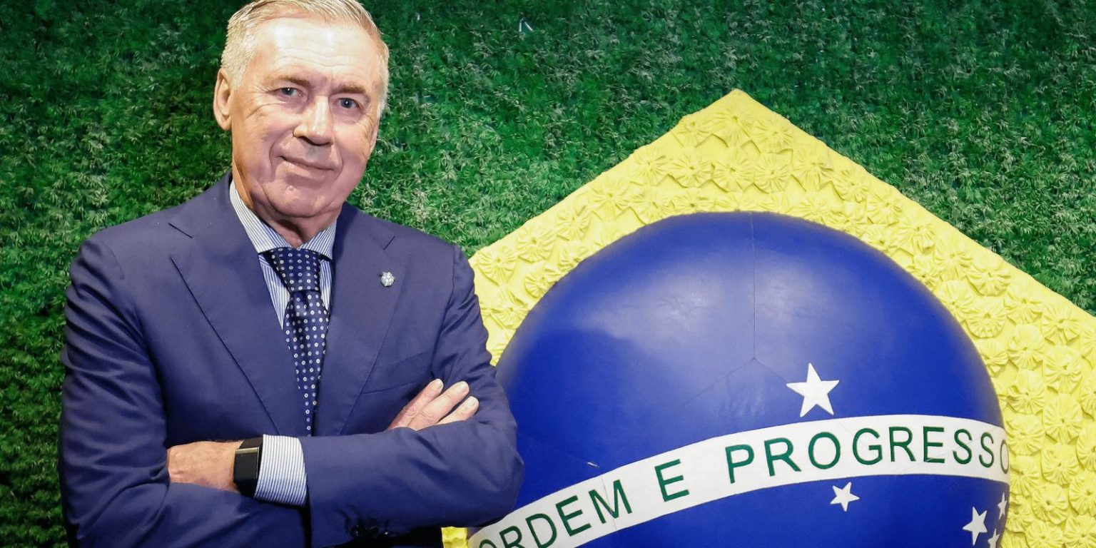 CBF renova contrato com técnico Carlo Ancelotti até a Copa do Mundo de 2030