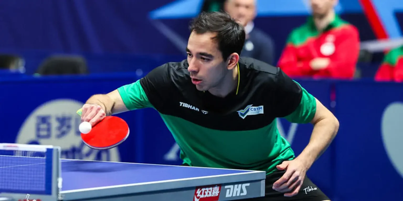 Brasil vence Inglaterra e avança às quartas de final do Mundial de Tênis de Mesa