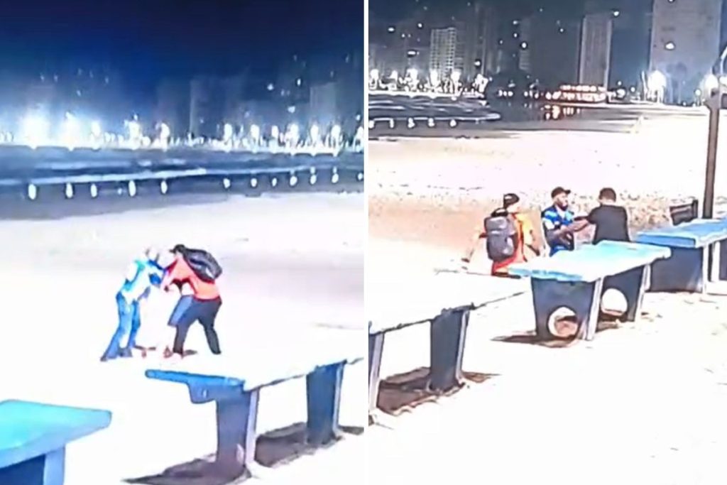 Turista de MG reage bravamente e enfrenta criminosos em tentativa de assalto em Guarujá, SP; Veja o Vídeo