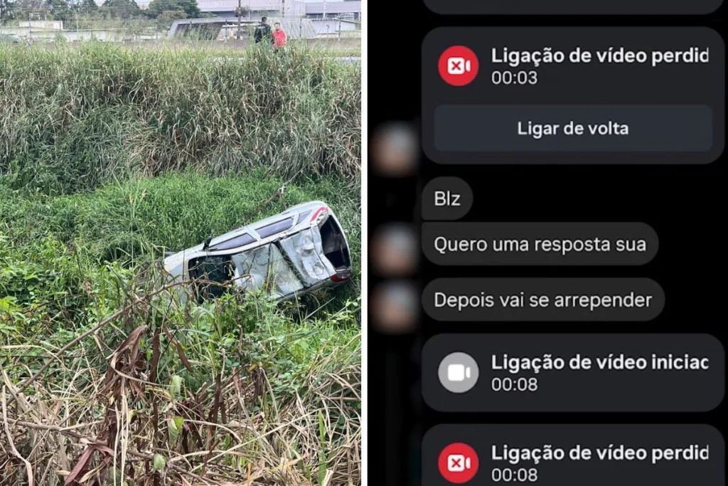 Pai embriagado capota carro com filha na Dutra após ameaçar ex-esposa: ‘Vai se arrepender’