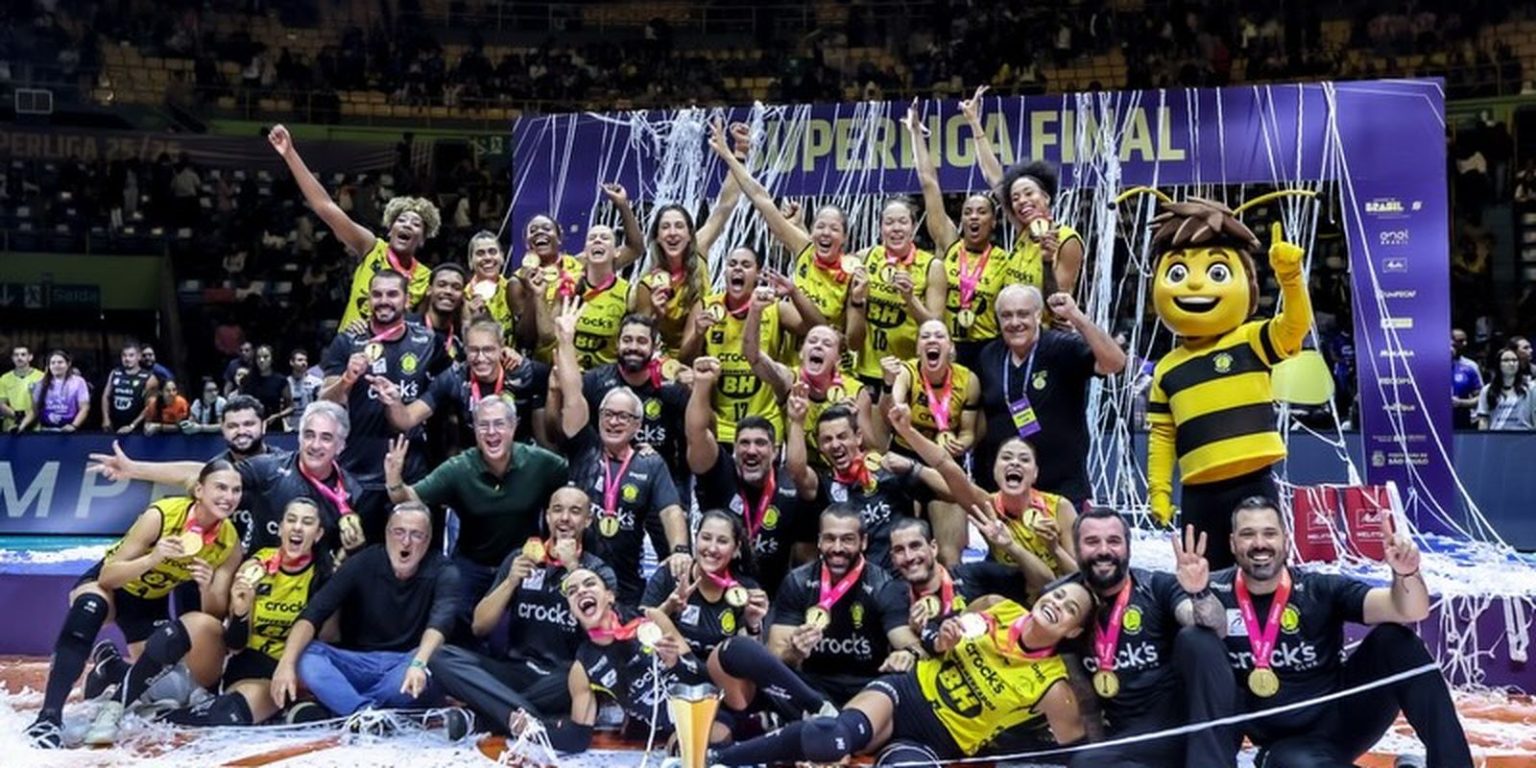 Dentil Praia Clube conquista título da Superliga Feminina de Vôlei em vitória contra Minas