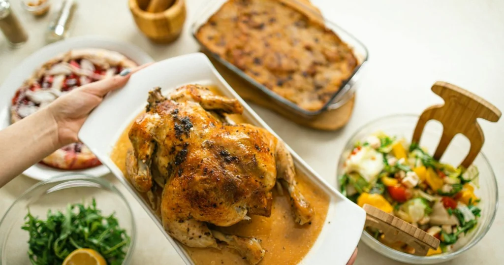 receita de frango assado suculento