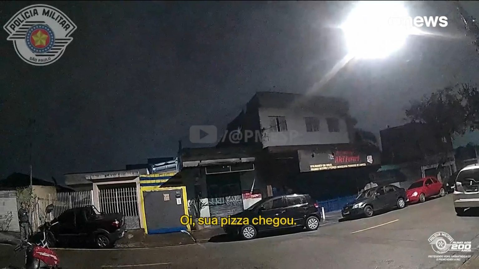 PM salva mulher de agressor após simulação de pedido de pizza ao 190 em SP