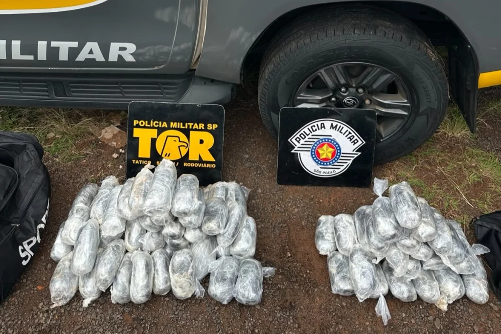 Motorista é detido transportando droga avaliada em R$ 2,8 milhões no interior de SP