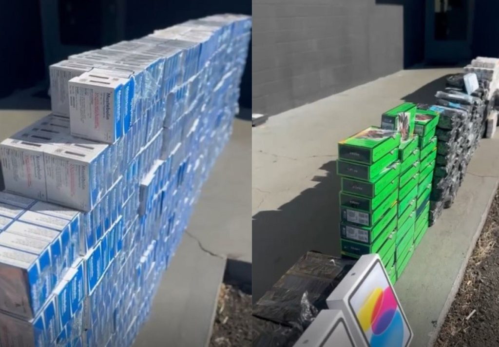 Paraguaio é detido com grande quantidade de medicamentos para emagrecimento em fundos falsos de caminhão na Rodovia Castello Branco