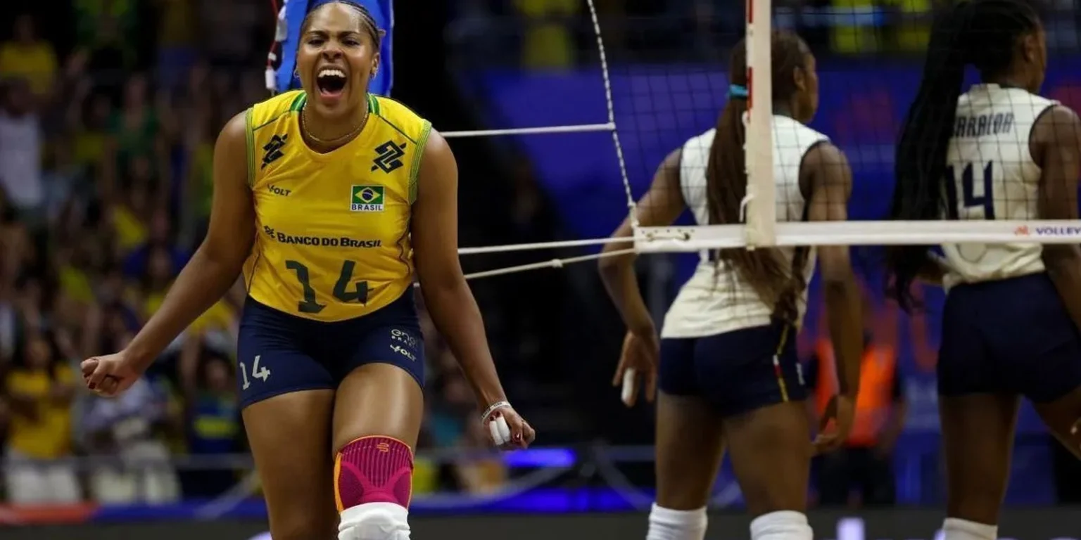 Brasil supera desafios e vence Itália por 3 sets a 2 na Liga das Nações