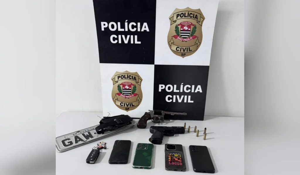 Operação Nox Atra prende suspeito e apreende arma e veículo adulterado em investigação de roubo no interior de SP