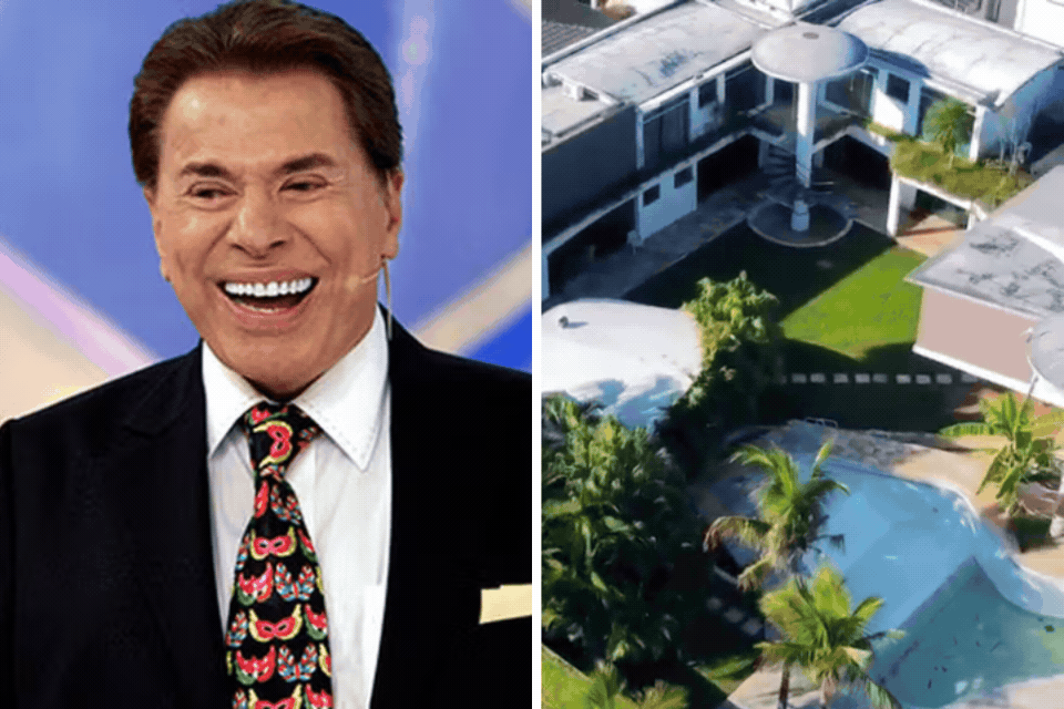 Mansão icônica de Silvio Santos à beira-mar em Guarujá desperta interesse milionário