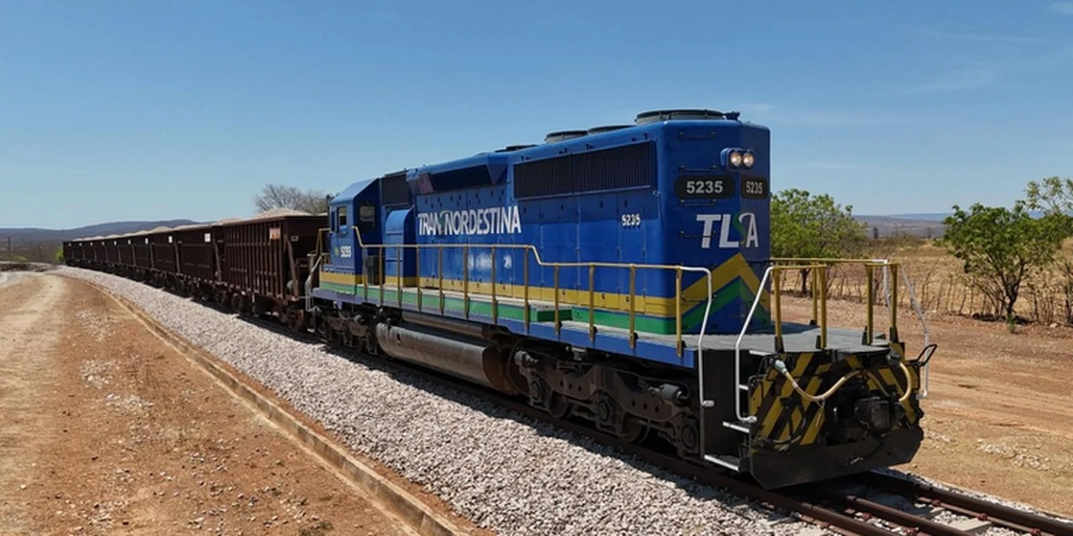 Ferrovia Transnordestina atinge recorde com mais de 100 quilômetros de malha concluídos