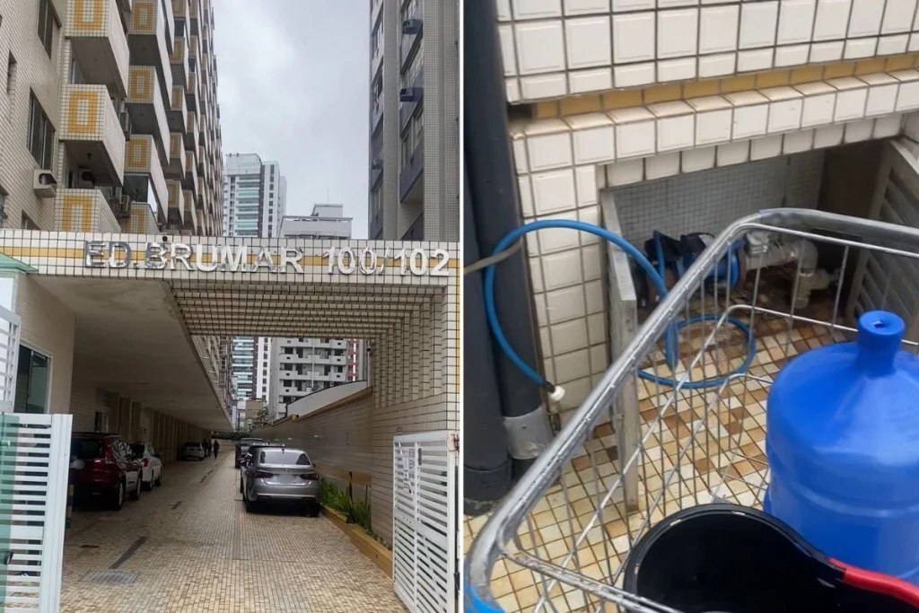 Esgoto contamina caixas d’água em condomínio de Santos e moradores sofrem com sintomas