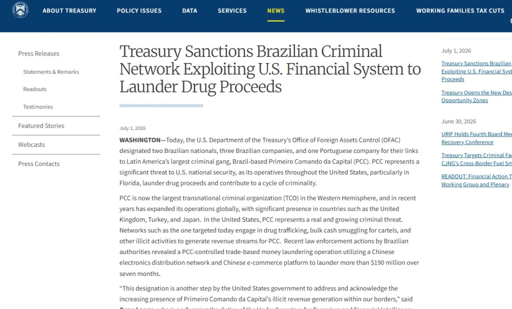 Operação Exchange: Foragidos e alvos de sanção dos EUA são alvos da PF