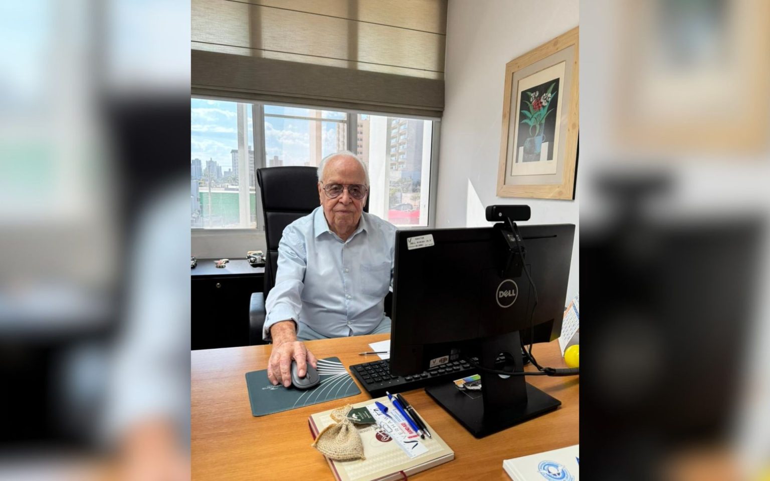 Funcionário número 1 de empresa em São José do Rio Preto completa 76 anos de carreira aos 96 anos: uma história de superação e dedicação