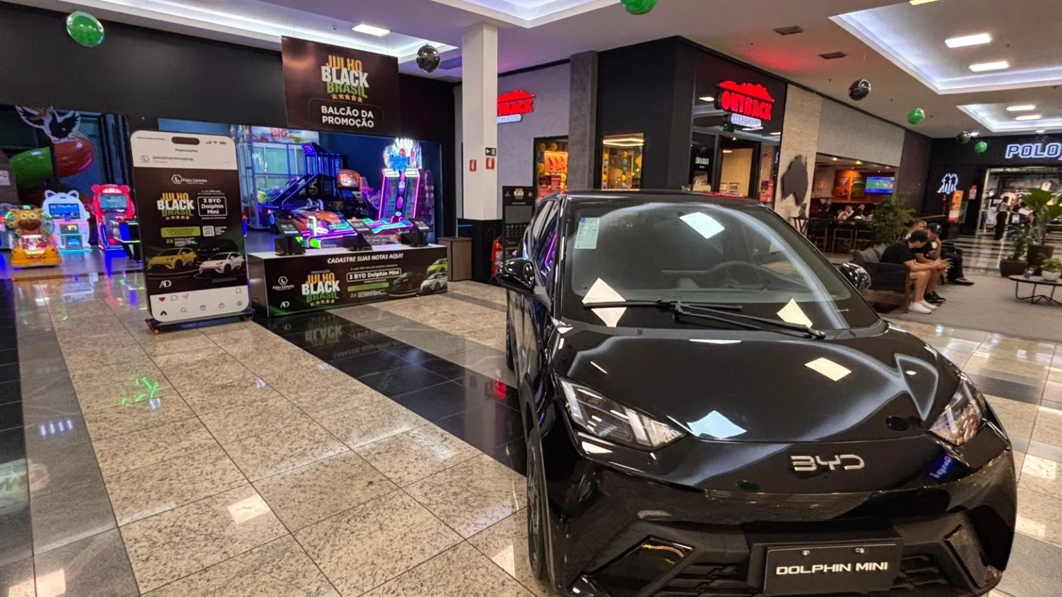 Pátio Limeira Shopping promove Julho Black Brasil 2026 com sorteio de carros elétricos zero quilômetro