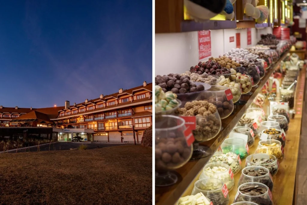 Campos do Jordão: Hotel temático de chocolate e lojas com mais de 250 sabores atraem turistas em experiências únicas