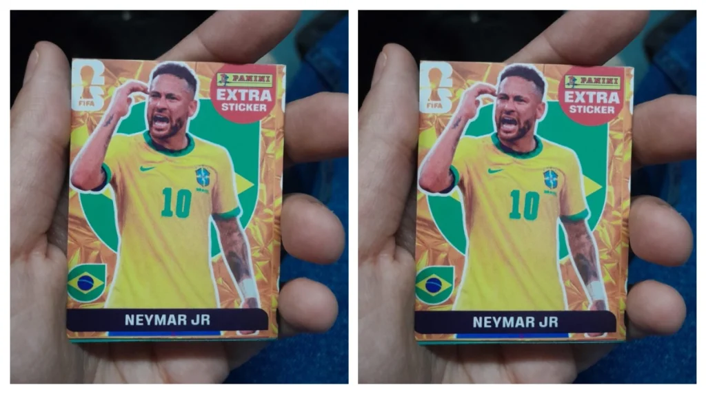 Passageira da CPTM encontra card de Neymar em pacote de figurinhas vendido como oficial da Copa de 2026