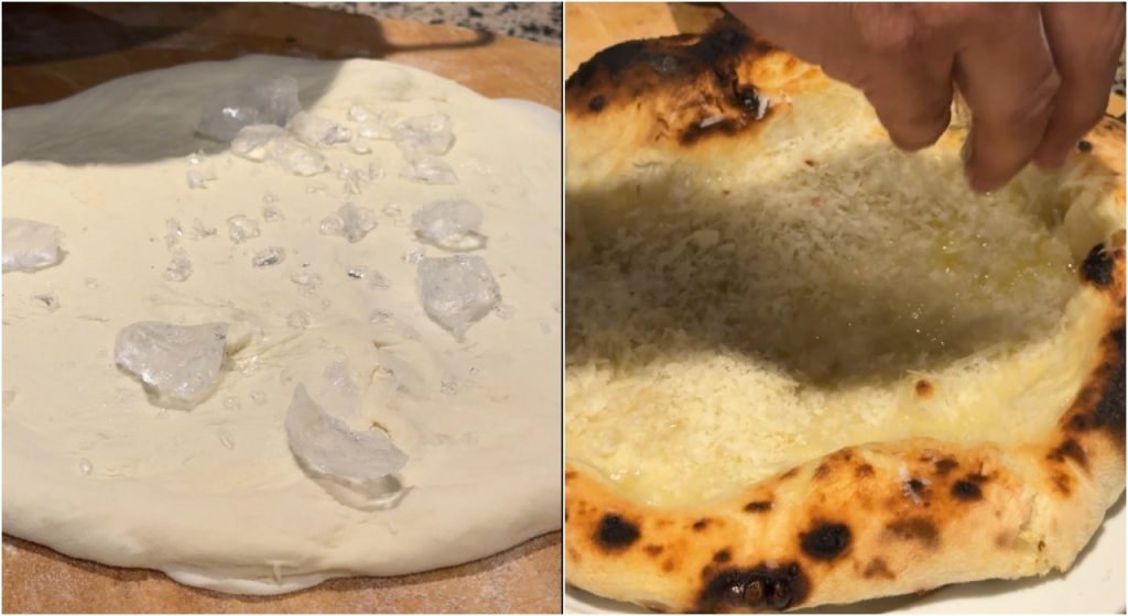 Chef inova ao usar gelo para assar pizza com creme de queijo em São Roque