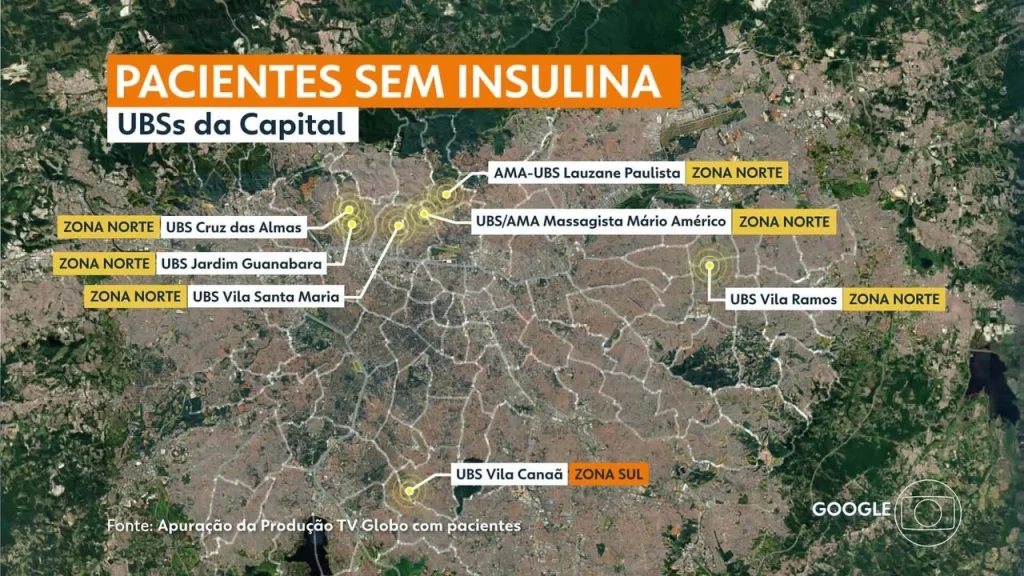 Desabastecimento de insulina afeta pacientes em UBSs de São Paulo