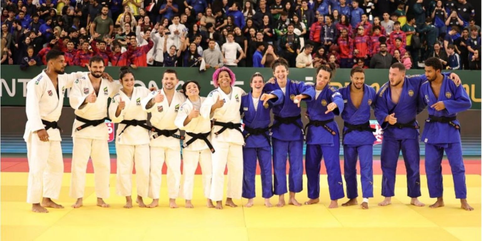 Brasil domina confronto com a Alemanha e conquista título do Desafio Internacional de Judô