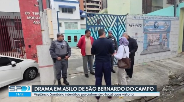 Idosos são resgatados de casa de repouso após interdição parcial em São Bernardo do Campo