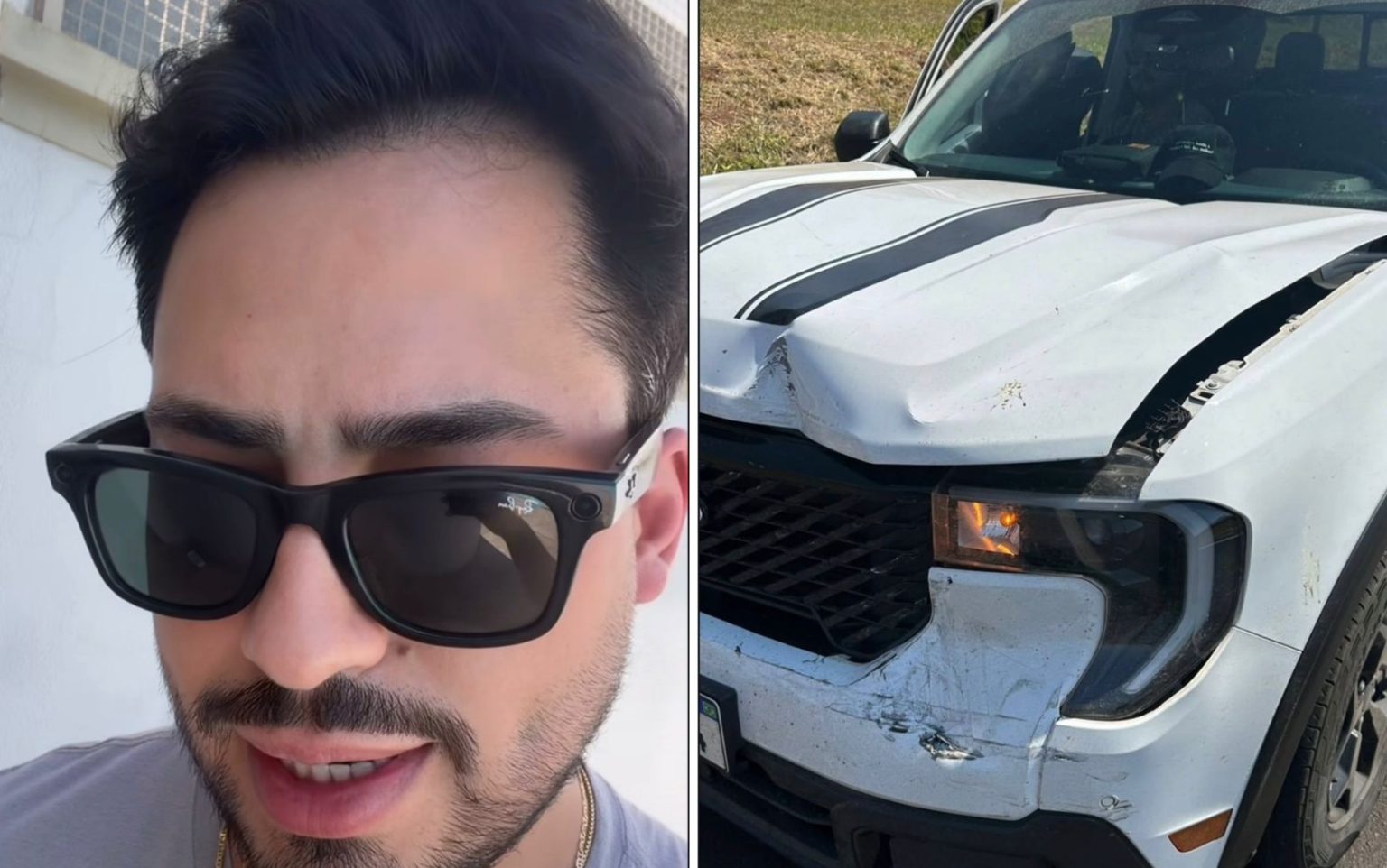 Matheus Vargas sofre acidente ao deixar Barretos, SP, mas tranquiliza fãs
