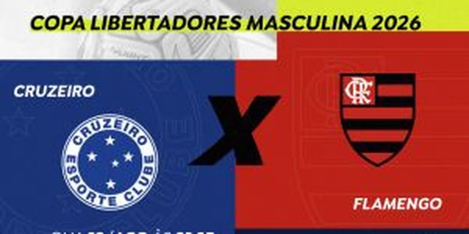 Rádio Nacional transmite ao vivo o aguardado duelo entre Cruzeiro e Flamengo na Libertadores 2026