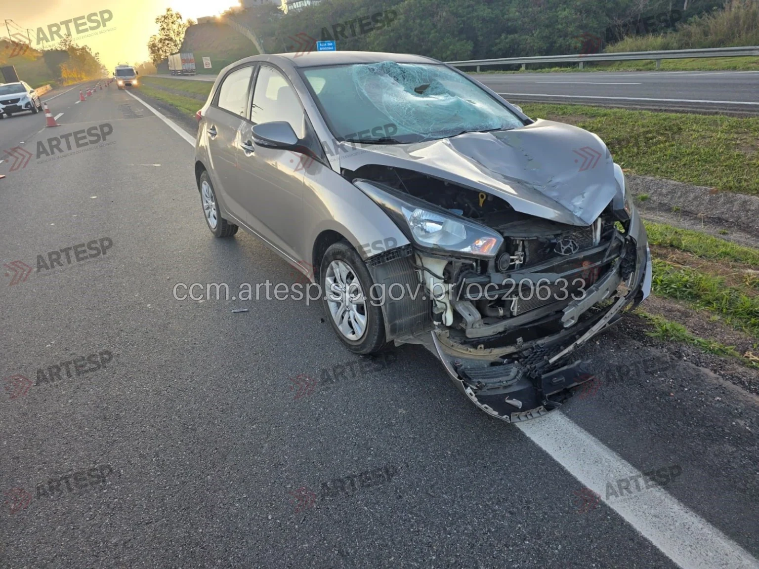 Tragédia em Jundiaí: Pedestre é fatalmente atropelado por carro na Rodovia SP-360
