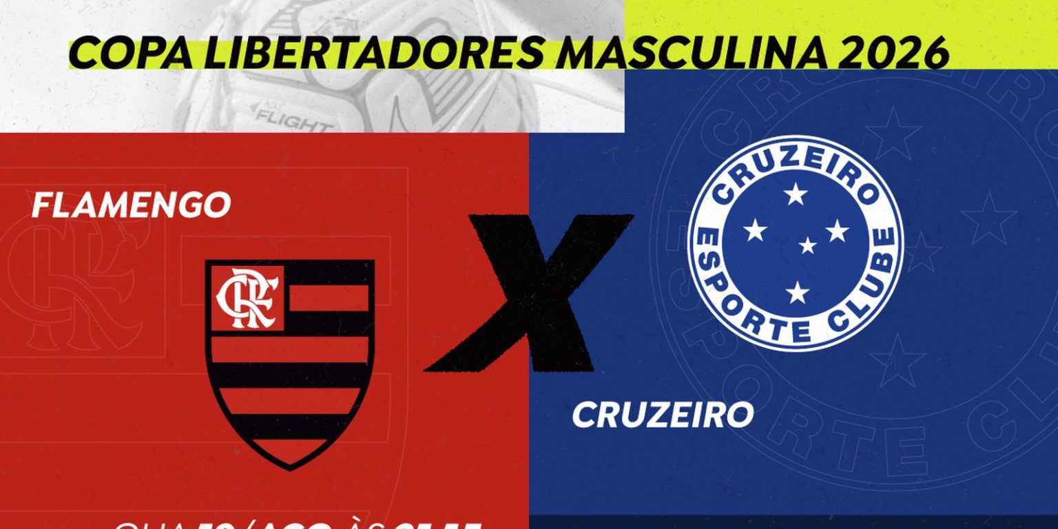 Decisão emocionante entre Flamengo e Cruzeiro na Libertadores 2026