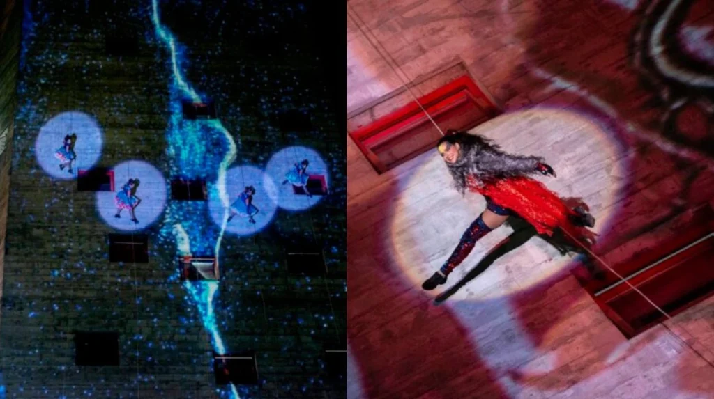 Bailarinos desafiam a gravidade na Festa do Livro da USP São Carlos com dança vertical e rapel