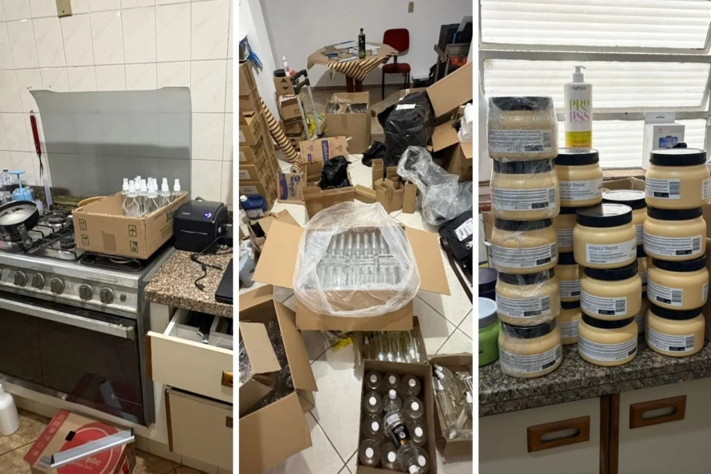 Mulher é presa em Campinas por fabricar cosméticos clandestinamente na cozinha de sua casa
