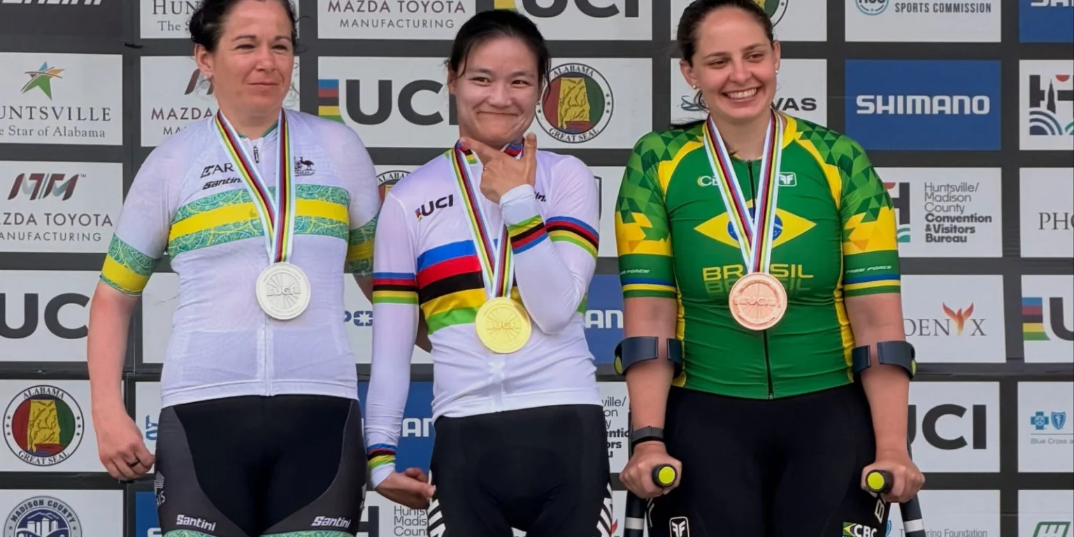 Brasil garante cinco medalhas no Mundial de Paraciclismo de Estrada em Huntsville