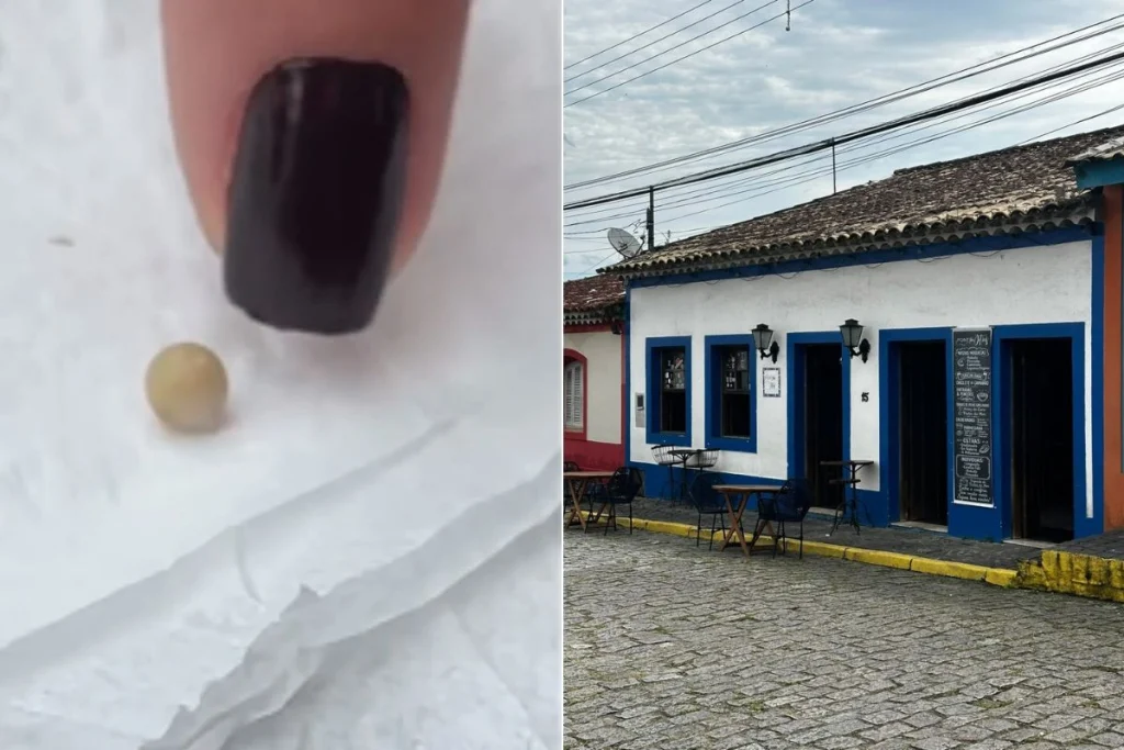 Cliente tem experiência inusitada ao encontrar pérola em ostra durante almoço em restaurante de Cananéia, SP