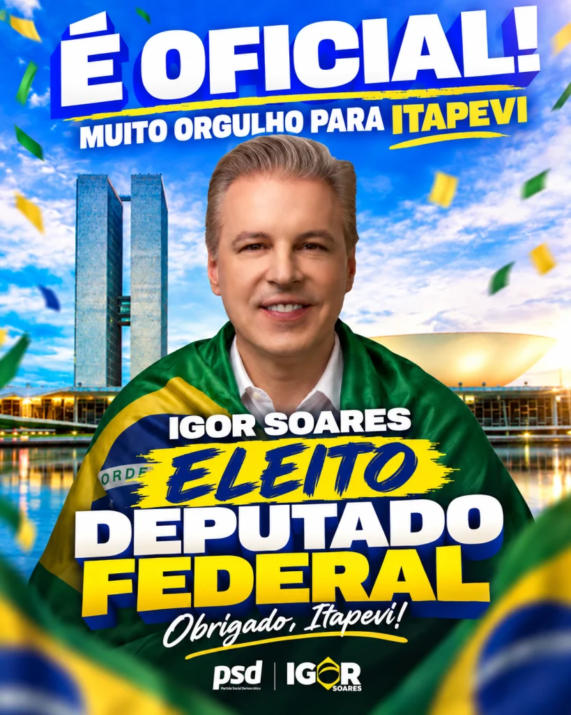 Editorial – Itapevi faz história: Igor Soares é eleito deputado federal
