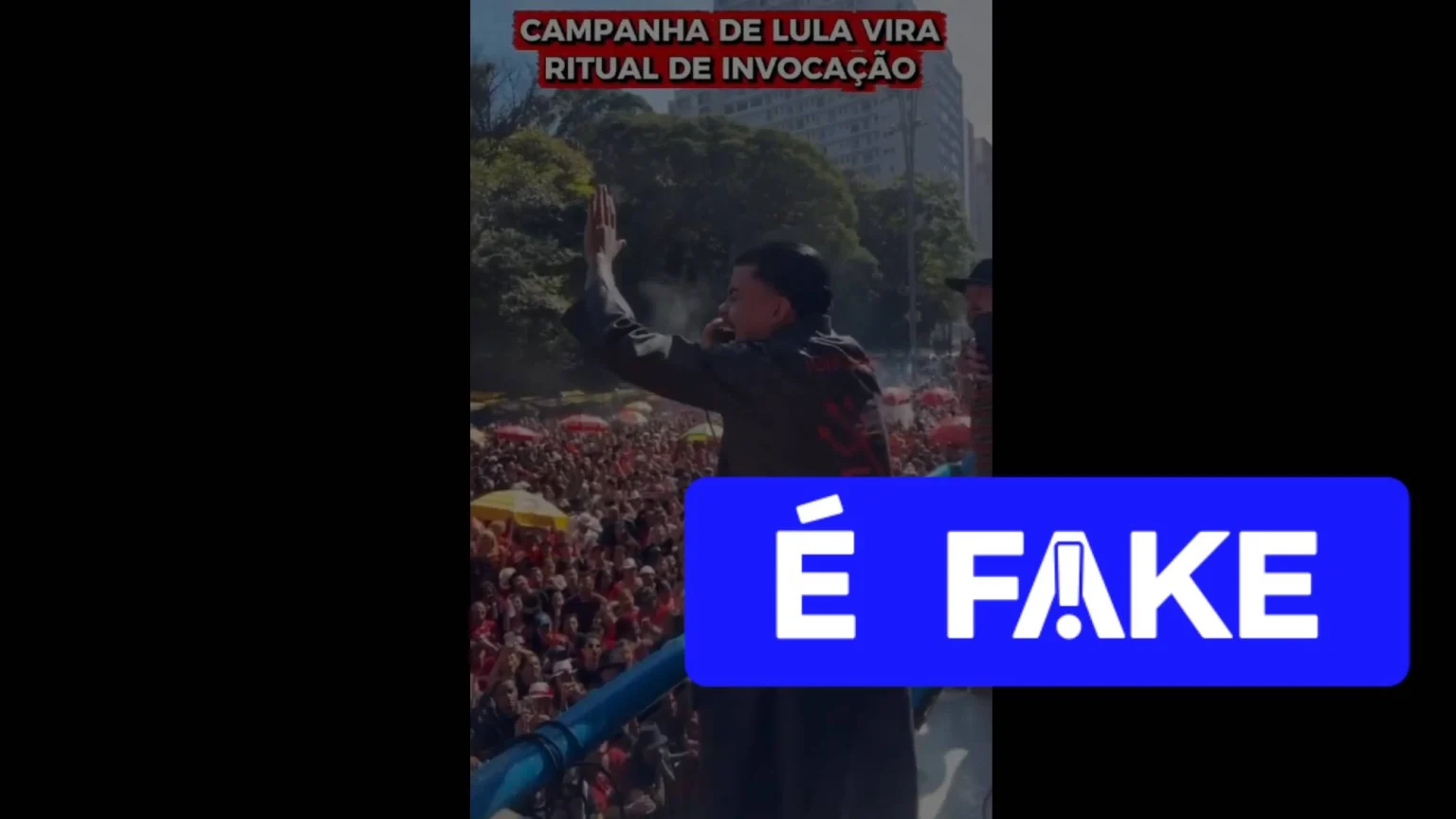 Marcha para Exu é confundida com suposto ritual de invocação durante manifestação pró-Lula na Paulista