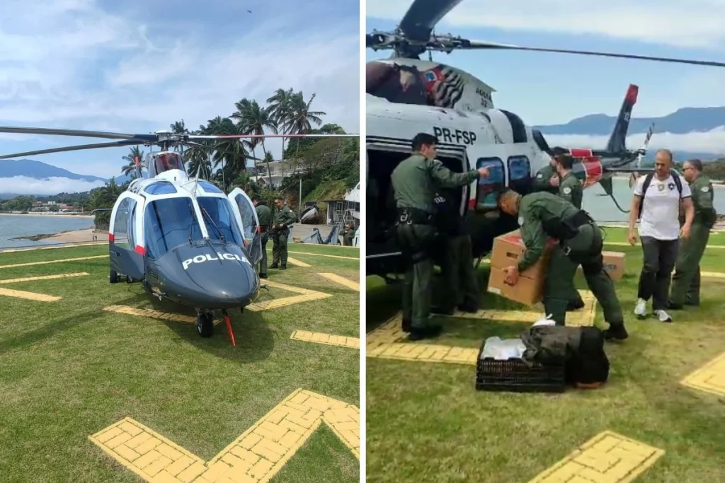 Preparação inusitada: urnas eletrônicas em Ilhabela são transportadas por balsa, helicóptero e logística especial
