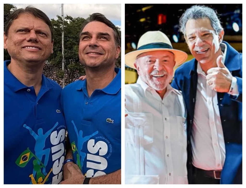 Haddad e Lula encerram campanha na Av. Paulista enquanto Tarcísio prioriza interior com Flávio Bolsonaro